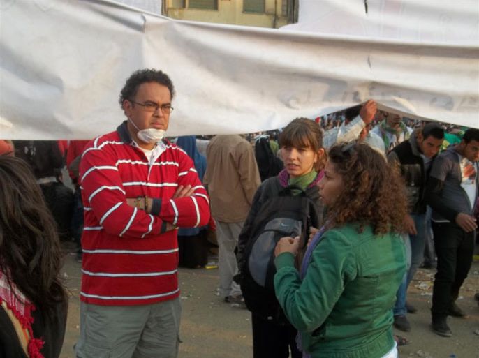أجانب في ميدان التحرير