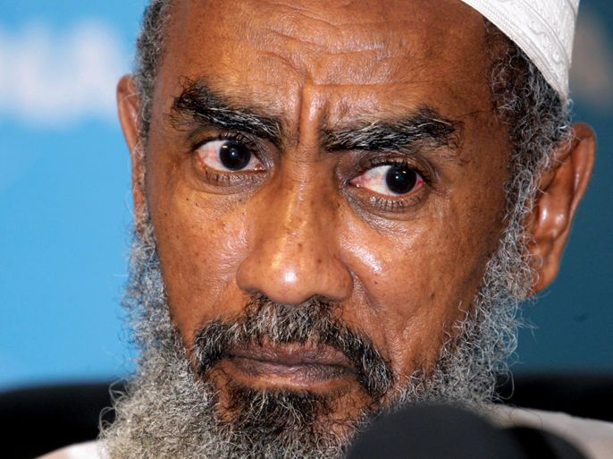 epa03303857 Ibrahim Ahmed Mahmoud al-Qosi, a detainee who once served as Osama bin Laden's cook, looks on during a press conference following his release in Khartoum, Sudan, 11 July 2012. Al-Qosi pleaded guilty in 2010 to conspiracy and supporting al-Qaeda. He was sentenced to 14 years in prison, but as part of a plea deal all but two years of the sentence were suspended and he was transferred from the prison at Guantanamo Bay, Cuba, to Sudan. EPA