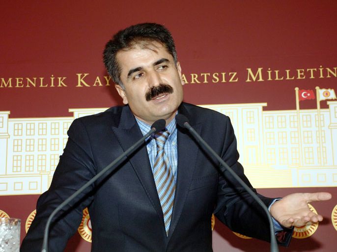 TURKEY : (FILES) This picture taken in Ankara on December 27, 2011 shows Huseyin Aygun from the Republican People's Party (CHP). Turkish security forces on Monday launched an operation seeking to free an ethnic Kurdish lawmaker kidnapped by Kurdish rebels in the east of the country