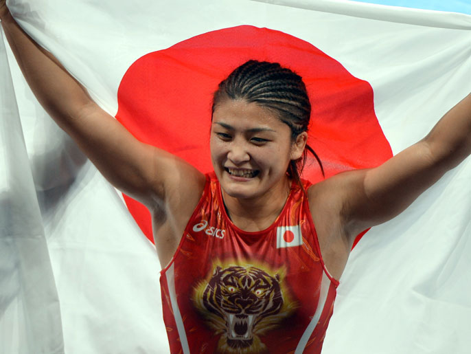 ‪المصارعة اليابانية كاوري إيتشو توجت بذهبيتها الثالثة على التوالي في وزن 63 كلغ‬  (الفرنسية)