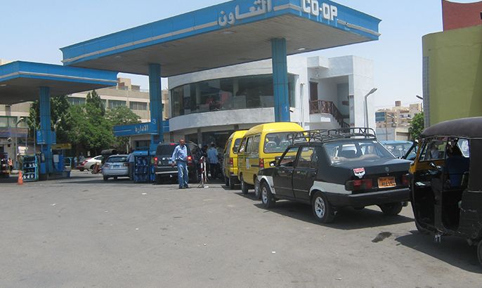 محطة وقود بالقاهرة