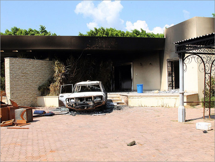 أعنف الاحتجاجات كانت في ليبيا وأدت لمقتل السفير الأميركي وحرق القنصلية ببنغازي (الفرنسية)