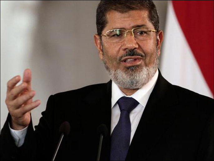 ‪مرسي أبدى تأييده لمحاكمة الأسد كمجرم حرب‬ (أسوشيتد برس)