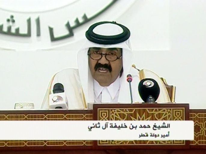 حمد بن خليفة آل ثاني أمير دولة قطر, لدى إفتتاحه دورة إنعقاد مجلس الشورى القطري