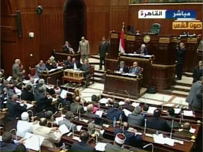 صورة من الجلسة الدائرة حاليا بمصر، الجمعية التأسيسية للدستور