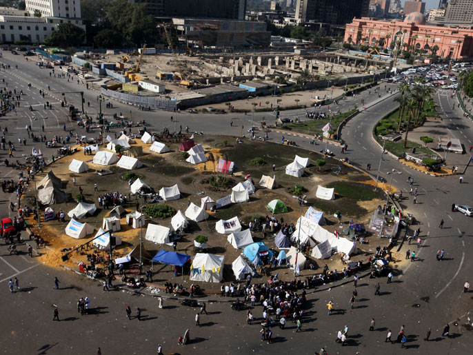 اعتصام مستمر في التحرير ضد مرسي (الأوروبية)