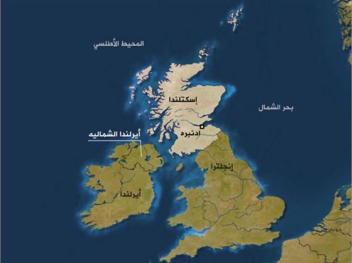 خريطة إسكتلندا - قديمة الرجاء عدم الاستخدم