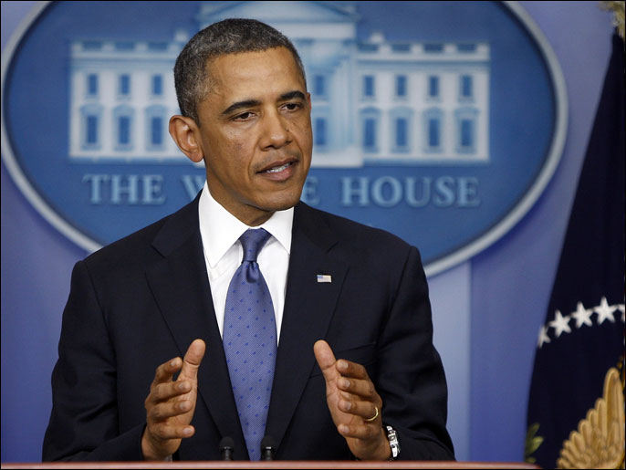 أوباما تعهد بوضع حد لعنف الأسلحة النارية(رويترز)
