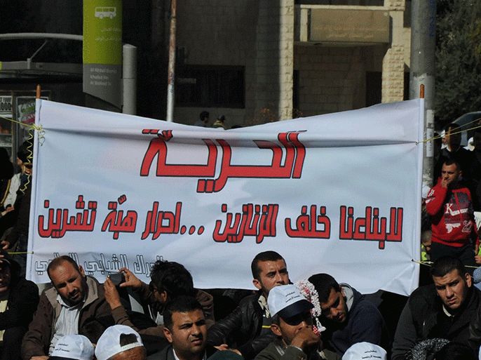 مطالبات باطلاق سراح المعتقلين في مسيرة وسط عمان - ارشيف