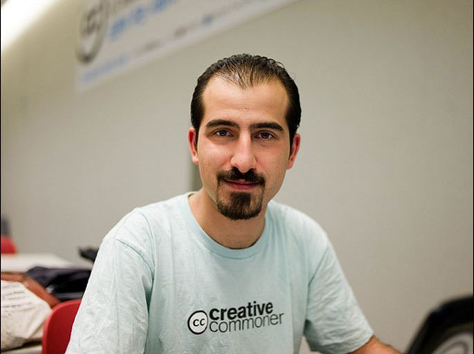 المصدر ( Flickr ) Netizens are campaigning for the release of Palestinian-Syrian engineer Bassel Khartabil. [Photo from Flickr user joi Creative Commons]
