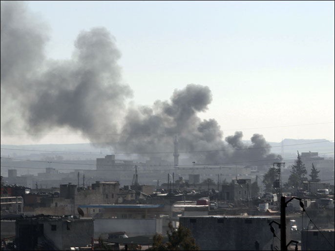 الجيش النظامي قصف أمس عدة مناطق  (رويترز)