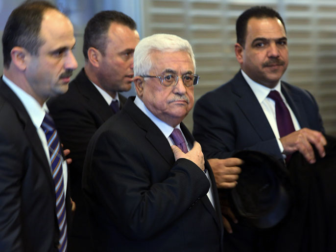 ‪عباس أكد استعداد السلطة الفلسطينية للعودة للمفاوضات مع إسرائيل‬ (الفرنسية)
