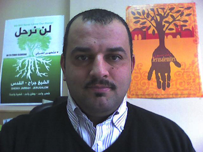 ‪صالح يؤكد مراسلة الداخلية الإسرائيلية للاحتجاج على عدم قانونية الإجراء‬ (الجزيرة)