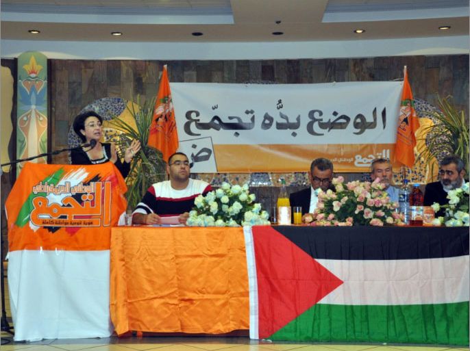 الحركة الوطنية تحظى بالتفاف شعبي وتفرض حضورها وتمثيلها بالكنيست الإسرائيلي
