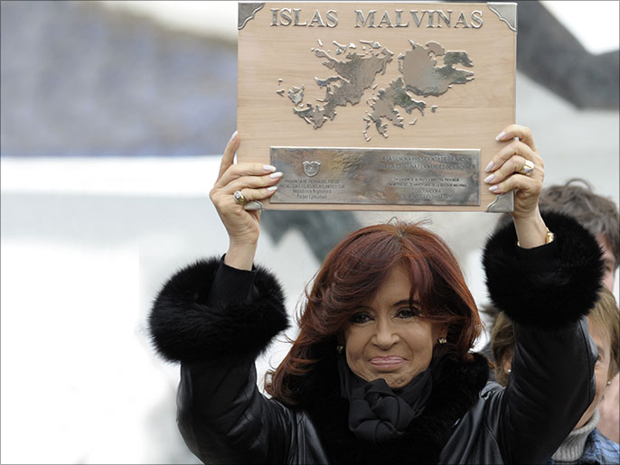 رئيسة الأرجنتين أعلنت أن بلادها لن تعترف بنتيجة الاستفتاء (الفرنسية-أرشيف)