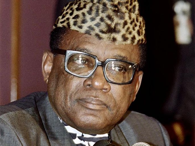 President of Zaire Mobutu Sese Seko attends a session of the 29th OAU (Organisation of African Unity) conference on June 30 , 1993 in Cairo.