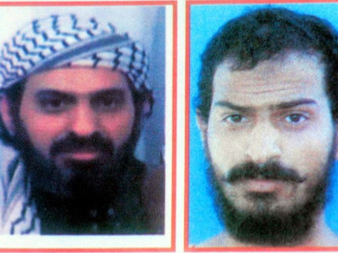 epa01877617 A undated handout composite picture provided by Yemen's Interior Ministry shows a Saudi member of Al Qaeda's Yemeni wing, identified as being alleged Saeed al-Shehri. Al Arabiya television reported on 27 September 2009 that Shehri urged fellow Saudis to donate money to support Al Qaeda's Yemeni wing's fight against the U.S.-allied Yemeni government. EPA/YEMEN INTERIOR MINISTRY / HO EDITORIAL USE ONLY