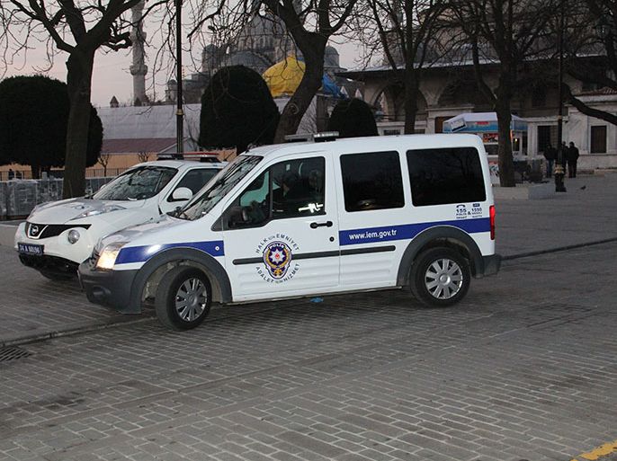 عربات الشرطة التركية في اسطنبول - تركيا تصوير : أحمد الجنابي