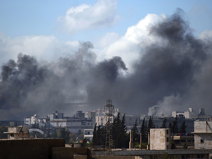 طيران النظام قصف العديد من المدنوالأحياء السورية (الفرنسية)