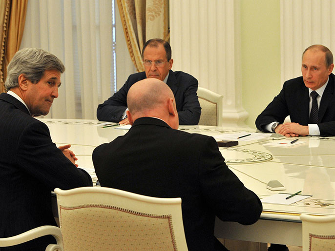 التوافق الروسي الأميركي بشأن سوريا جاء بعد لقاء كيري بوتين ولافروف 