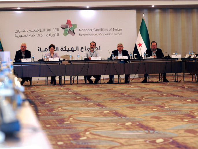 ‪المعارضة السورية قالت إن خطاب نصر الله تحريضي لأبناء لبنان على السوريين‬ (الفرنسية)