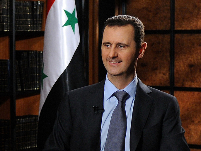 الأسد قلل من تأثير تدخل حزب الله على سير المعارك (الفرنسية-أرشيف)