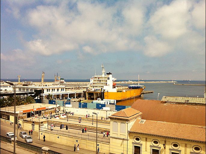 منظر عام من ميناء الجزائر
