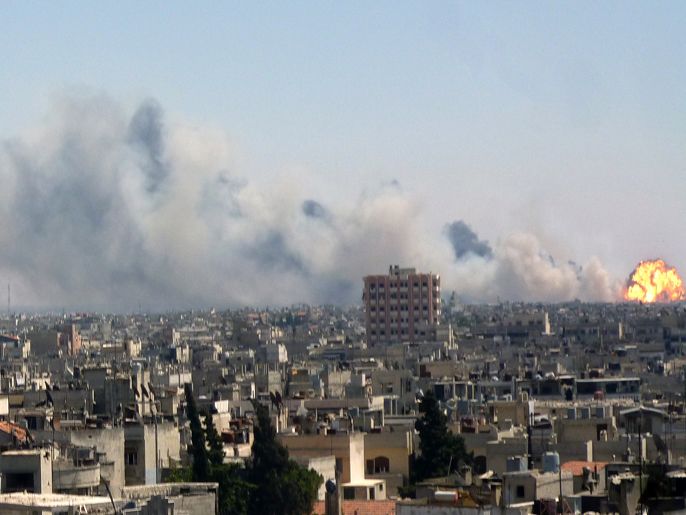  حمص تشهد قصفا مكثفا (الفرنسية)