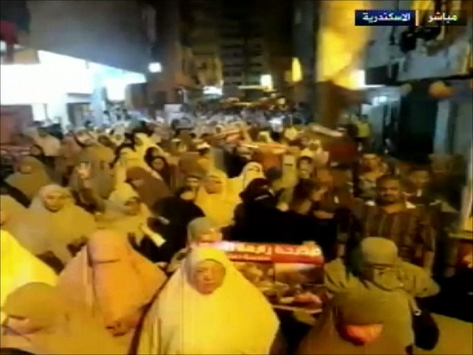 الإسكندرية ومدن أخرى شهدت مظاهرات داعمة لعودة مرسي (الجزيرة)