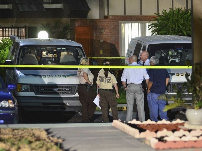 The house of Derek Medina is pictured in Miami, Florida, August 8, 2013. Medina, a Miami man who allegedly posted a photo of his wife's body on Facebook after killing her turned himself in to authorities on Thursday and confessed to the slaying, police said.