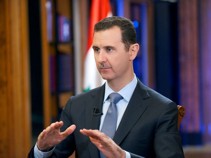 ‪الأسد وعد بأنه سيلتزم باتفاق جنيف‬ (الفرنسية)