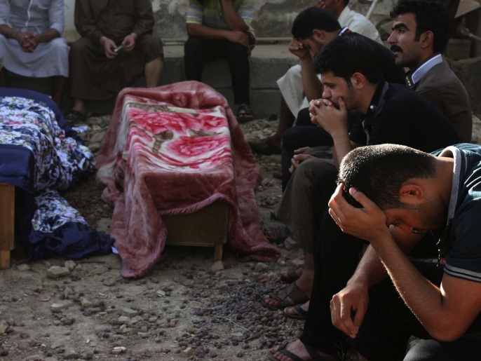 ‪الأمم المتحدة: نحو 800 عراقي قتلوا الشهر الماضي‬ (رويترز-أرشيف)