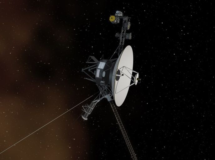 This undated artist's concept depicts NASA's Voyager 1 spacecraft entering interstellar space, or the space between stars. NASA's Voyager 1 spacecraft is officially the first human-made object to venture into interstellar space, according to a NASA statement. The 36-year-old probe is about 12 billion miles (19 billion kilometres) from our sun.