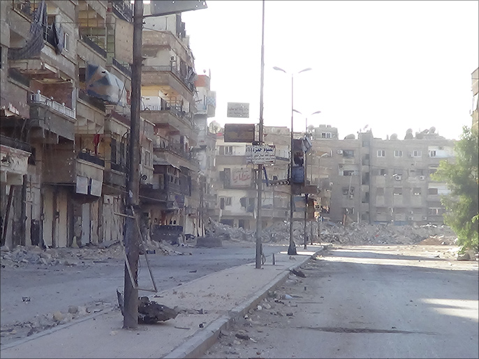 مخيم اليرموك شهد مجددا اشتباكات بين قوات المعارضة وقوات النظام(الجزيرة-أرشيف)