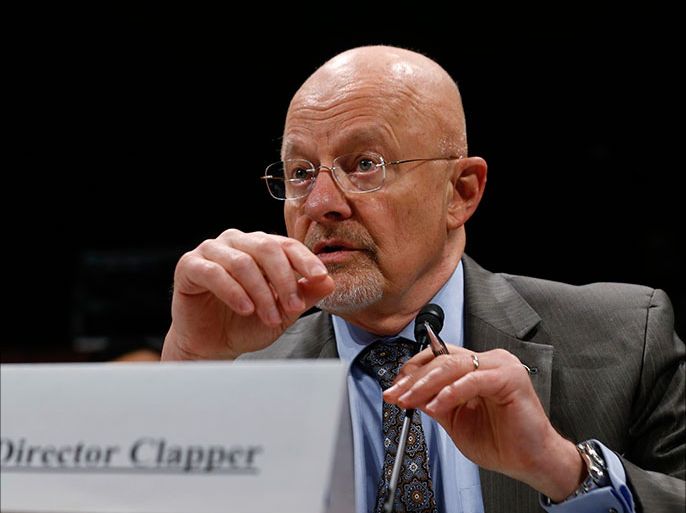 U.S. Director of National Intelligence James Clapper is pictured at a House Intelligence Committee hearing on Capitol Hill in Washington, October 29, 2013. The hearing was on the potential changes to the foreign intelligence surveillance act (FISA). REUTERS/Jason Reed (UNITED STATES - Tags: POLITICS MILITARY)
