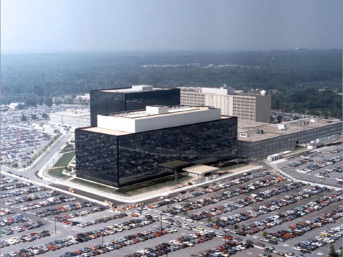 An undated handout photo by the National Security Agency (NSA) shows the NSA headquarters in Fort Meade, Maryland, USA. According to media reports, a secret intelligence program called 'Prism' run by the US Government's National Security Agency has been collecting data from millions of communication service subscribers through access to many of the top US Internet companies, including Google, Facebook, Apple and Verizon. Reports in the Washington Post and The Guardian state US intelligence services tapped directly in to the servers of these companies and five others to extract emails, voice calls, videos, photos and other information from their customers without the need for a warrant. EPA/NATIONAL