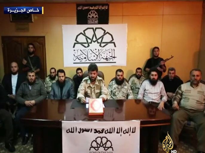 ستة من أكبر الفصائل المقاتلة في عدة محافظات سورية تعلن اندماجها تحت مسمّى "الجبهة الإسلامية"