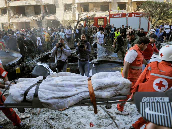 ‪نصر الله اتهم السعودية بالوقوف وراء التفجيرين اللذين استهدفا السفارة الإيرانية‬ (الأوروبية)