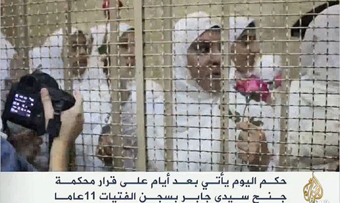 إطلاق سراح وحكم سنة مع وقف التنفيذ لفتيات الإسكندرية