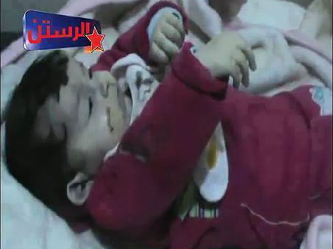 فيديو الشهيدة آمنة سليمان التي توفيت من البرد بحمص