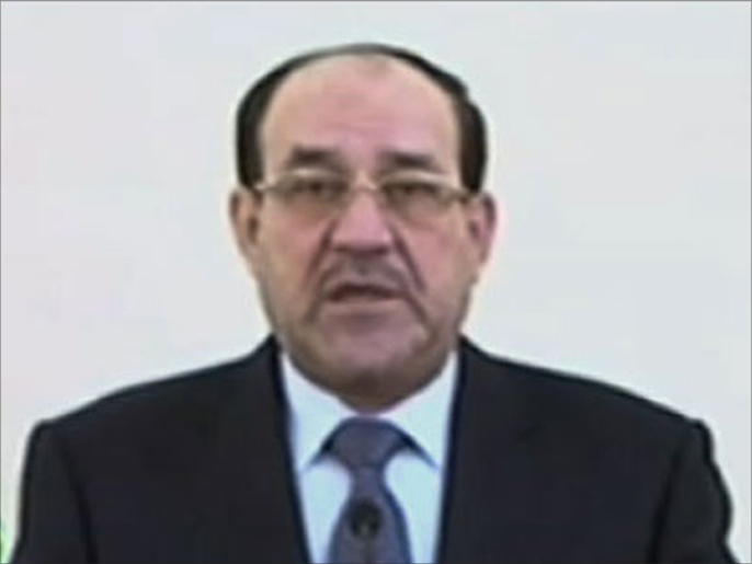 ‪المالكي مصر على أحقيته برئاسة الوزراء لولاية ثالثة‬ (الجزيرة)