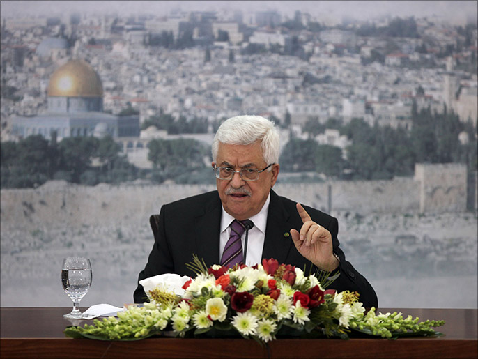 ‪عباس وصف أوضاع الفلسطينيين‬ (الفرنسية)