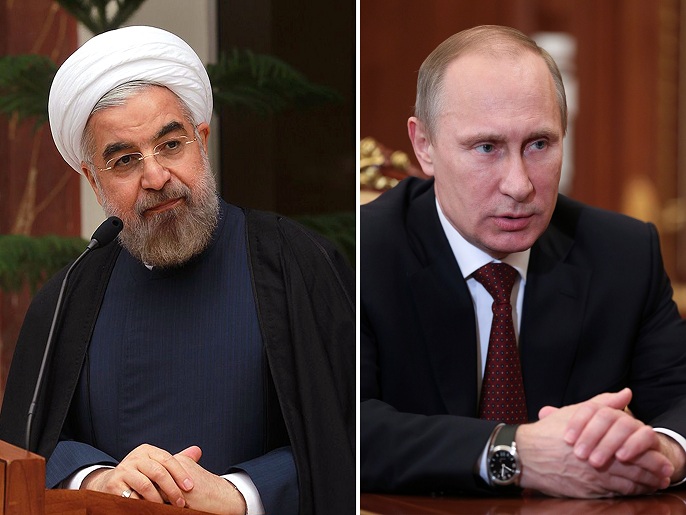 روحاني لبوتين: مؤتمر لا تشارك فيه أطراف لها نفوذ لن يتوصل إلى حل في سوريا  (الفرنسية-أرشيف)