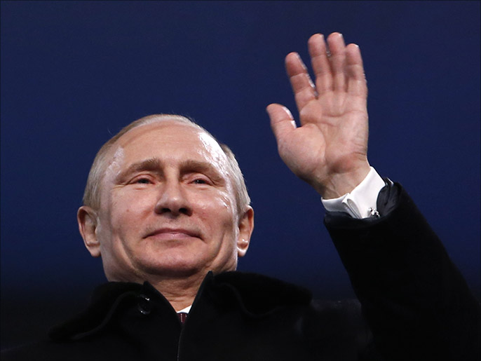 ‪بوتين معلنا افتتاح سوتشي 2014‬ (الأوروبية)