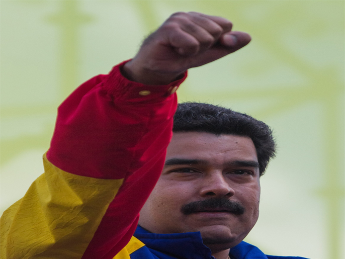 ‪‬  مادورو اتهم واشنطن في وقت سابق