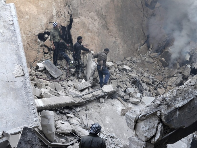 ناشطون يؤكدون تركز القصف على حلب وأحيائها بالبراميل المتفجرة(الأوروبية)