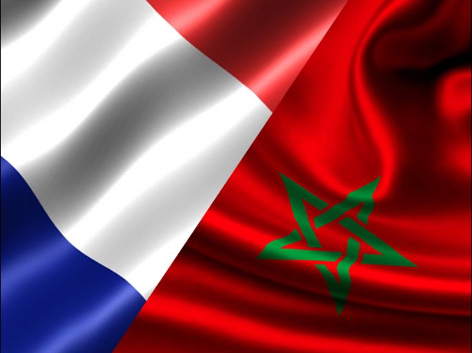 صورة تضم علمي المغرب وفرنسا