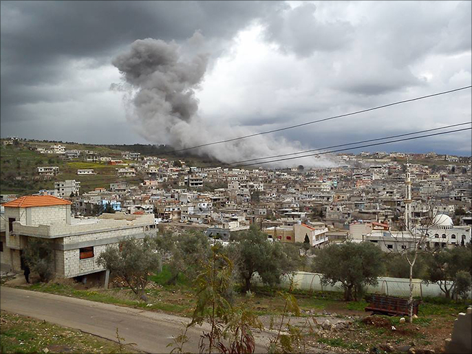 قوات الأسد قصفت قلعة الحصن والزارة بريف حمص (الجزيرة)