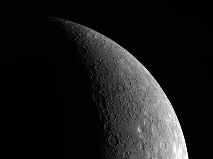 NASA's Mercury Surface, Space Environment, Geochemistry and Ranging spacecraft -- nicknamed Messenger's image titled "Crescent View of Mercury" taken as the MESSENGER spacecraft was high above Mercury's southern hemisphere on May 24, 2011 and released June 16, 2011 shows Mercury forming a beautiful crescent shape. Mercury's origins may be very different from its sister planets, including Earth, based on early findings that show surprisingly rich deposits of sulfur on the ground, scientists said Thursday. Early findings from the first spacecraft to orbit Mercury is forcing scientists to rethink how the planet closest to the sun formed and what has happened to it over the past 4 billion years. NASA's Mercury Surface, Space Environment, Geochemistry and Ranging spacecraft -- nicknamed Messenger -- is three months into a planned year-long mission. It has also uncovered evidence of a lopsided magnetic field and regular bursts of electrons jetting through the magnetosphere.