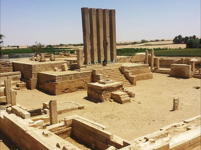 عرش الملكة بلقيس جنوب مدينة مأرب التاريخية باليمن